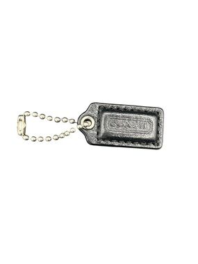 Coach Small Black Hang Tag
